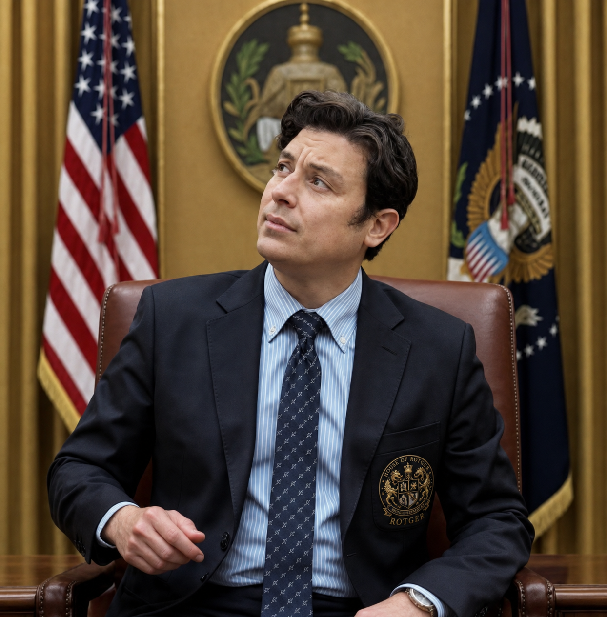 Jonathan Rotger in a formal civic office portrait
